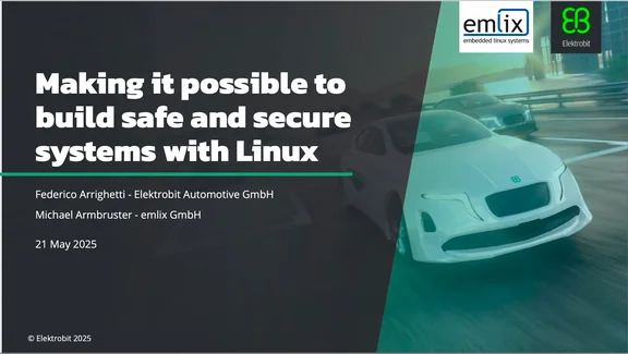 Safe.Tech25_Slides_emlix_Elektrobit_First Page