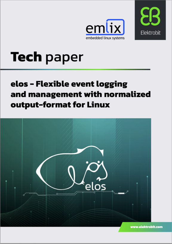 cover sheet of tech paper elos